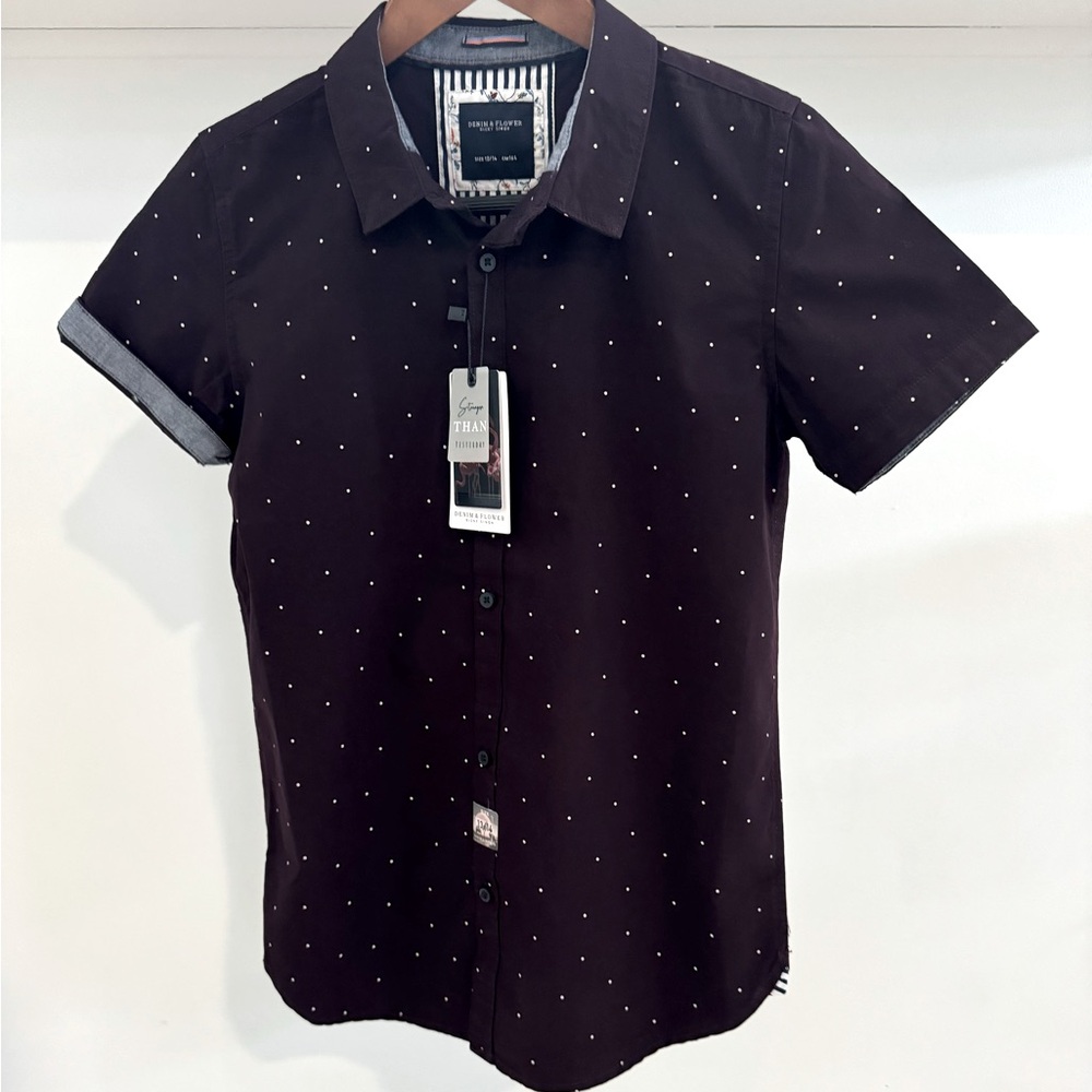 Boys, button-down collar shirt